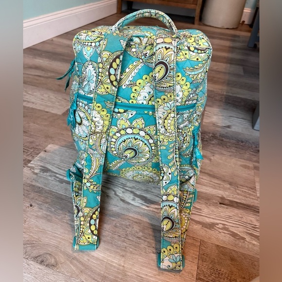 Vera Bradley Retired Peacock Paisley Backpack